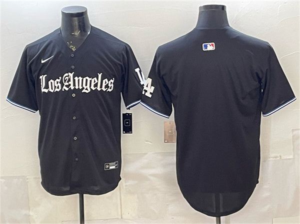 Custom Los Angeles Dodgers black Vapor jersey