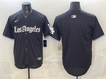 Custom Los Angeles Dodgers black Vapor jersey