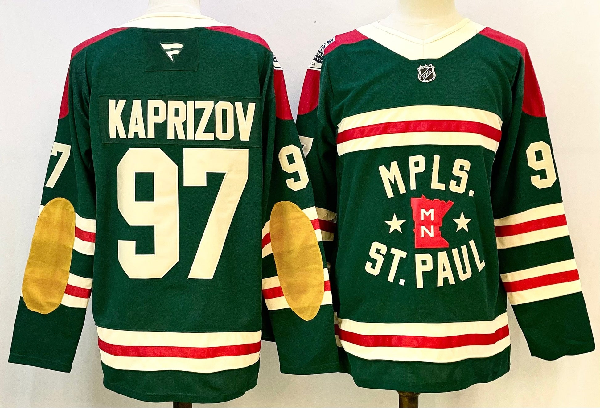 Kirill Kaprizov Minnesota Wild green jersey