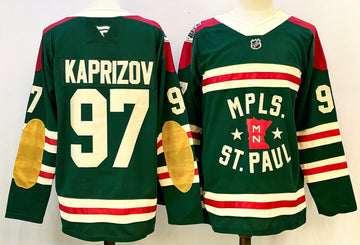 Kirill Kaprizov Minnesota Wild green jersey