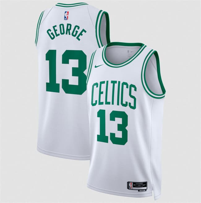 Paul George Boston Celtics white jersey