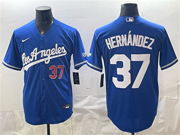 Teoscar Hernández Los Angeles Dodgers royal Alternate jersey