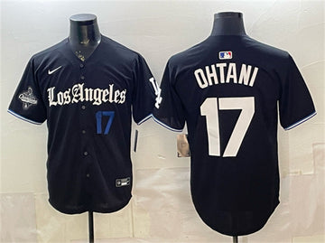 Shohei Ohtani Los Angeles Dodgers black Vapor jersey