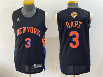 Josh Hart New York Knicks black jersey