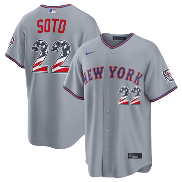 Juan Soto New York Mets gray Home jersey