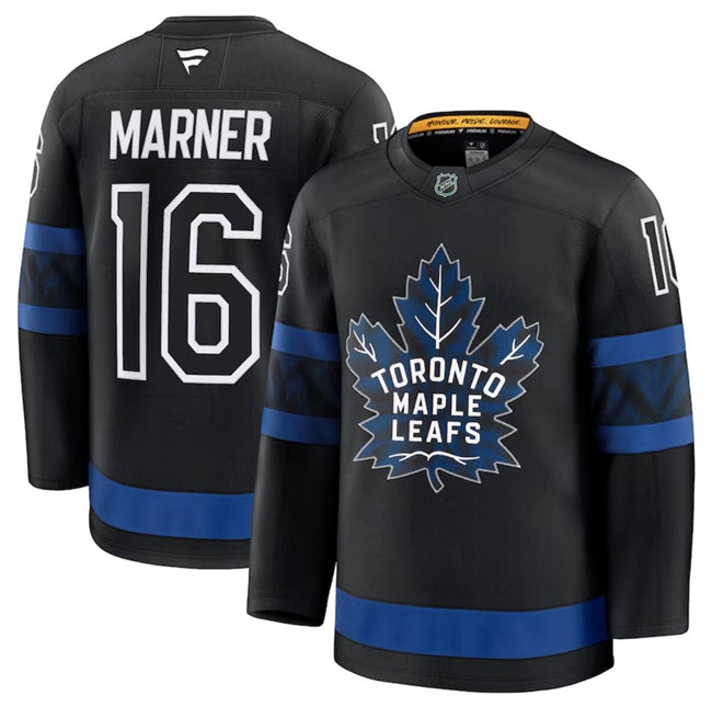 Mitchell Marner Toronto Maple Leafs black Alternate jersey