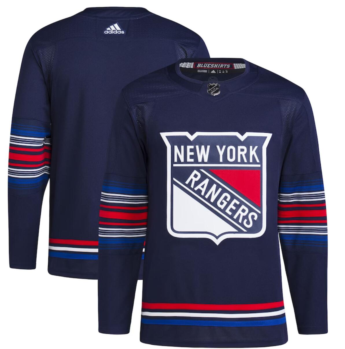 Custom New York Rangers navy jersey