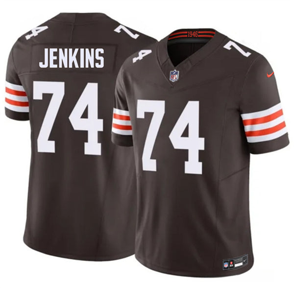 Elgton Jenkins Cleveland Browns brown Vapor jersey