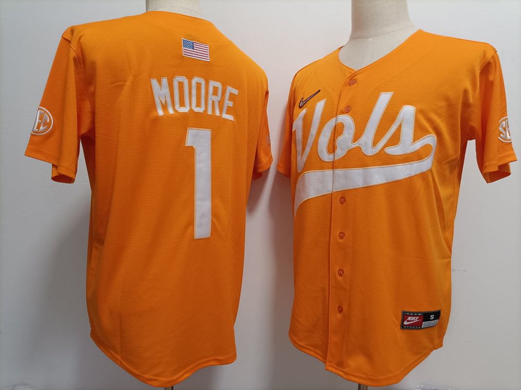 Christian Moore Tennessee Volunteers orange jersey