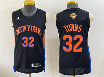Karl-Anthony Towns New York Knicks black jersey
