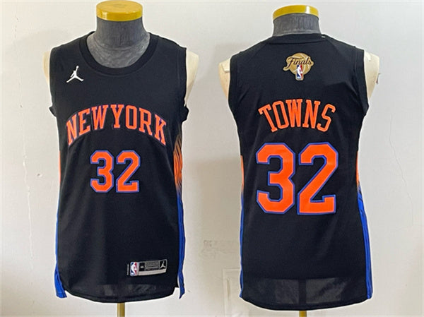 Karl-Anthony Towns New York Knicks black jersey
