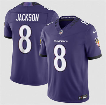 Lamar Jackson Baltimore Ravens purple Vapor jersey