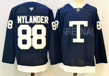 William Nylander Toronto Maple Leafs navy jersey