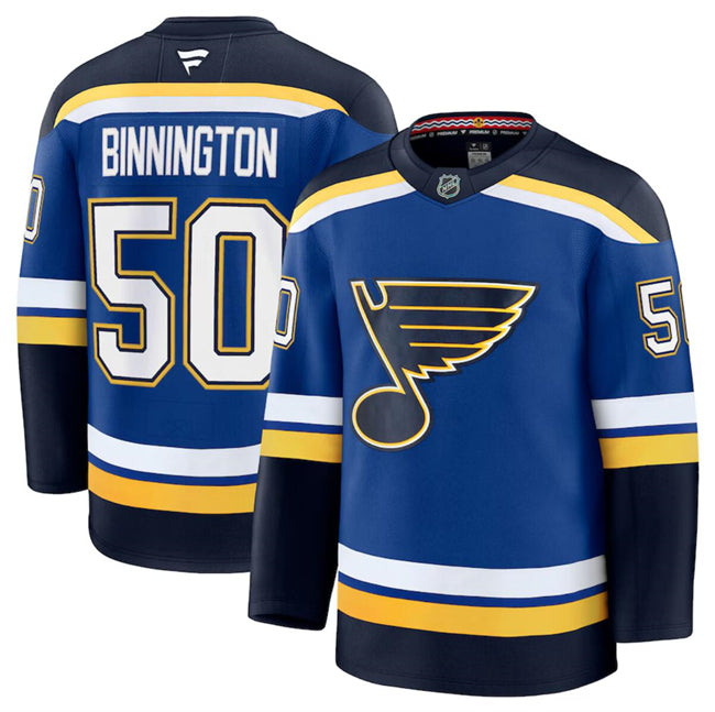Custom St. Louis Blues blue Home jersey