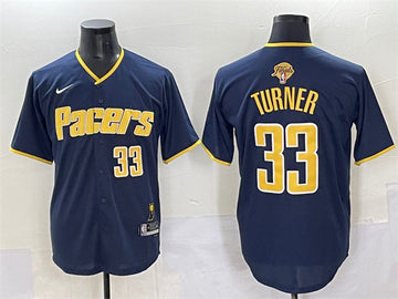 Myles Turner Indiana Pacers navy Vapor jersey