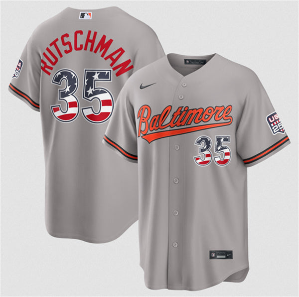 Adley Rutschman Baltimore Orioles gray Home jersey