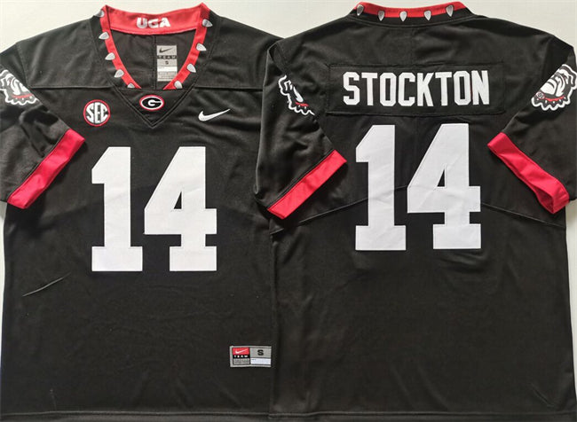 Gunner Stockton Georgia Bulldogs black jersey