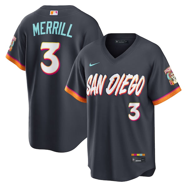 Jackson Merrill Obsidian San Diego Padres City Connect jersey