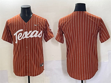 Custom Texas Longhorns orange jersey