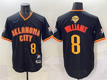 Jalen Williams Oklahoma City Thunder black Vapor jersey