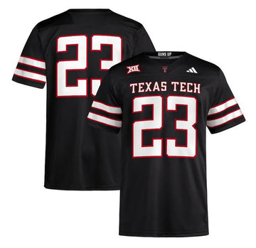 Custom Texas Tech Red Raiders black Alternate jersey