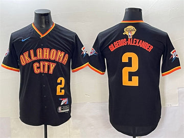 Shai Gilgeous-Alexander Oklahoma City Thunder black Vapor jersey
