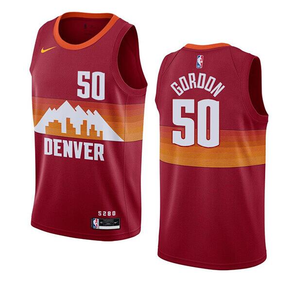 Aaron Gordon Denver Nuggets red City Edition jersey
