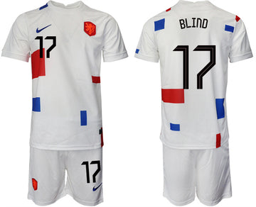 Blind Netherlands National Team white Away jersey