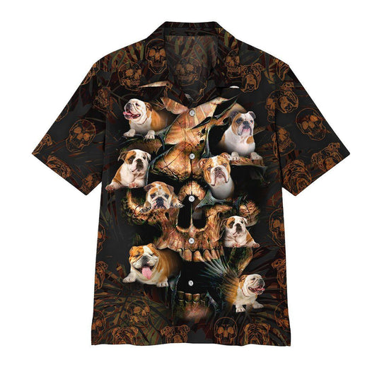 French Bulldog Beach Party Hawaiian Shirt