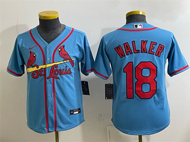 Jordan Walker St. Louis Cardinals blue jersey