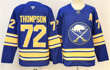 Tage Thompson Buffalo Sabres blue jersey