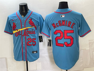 Mark McGwire St. Louis Cardinals blue Limited jersey