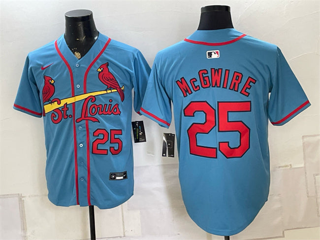Mark McGwire St. Louis Cardinals blue Limited jersey