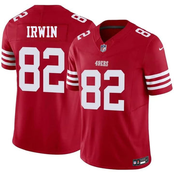 Trenton Irwin San Francisco 49ers red Vapor jersey