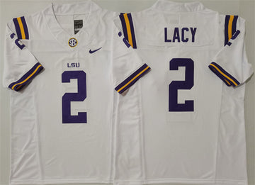 Kyren Lacy LSU Tigers white jersey