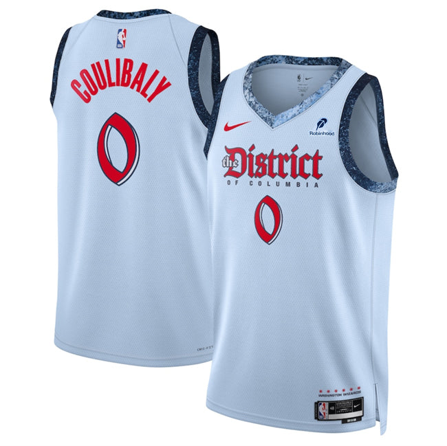 Bilal Coulibaly Washington Wizards blue City Edition jersey