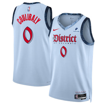 Bilal Coulibaly Washington Wizards blue City Edition jersey