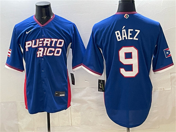 Javier Báez Puerto Rico Baseball royal Classic jersey