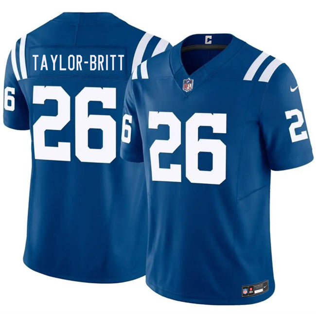 Cam Taylor-Britt Indianapolis Colts blue Vapor jersey