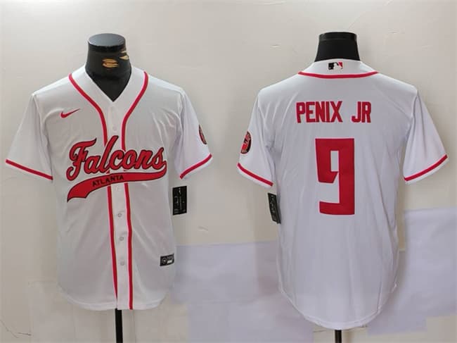 Michael Penix Jr Atlanta Falcons white jersey
