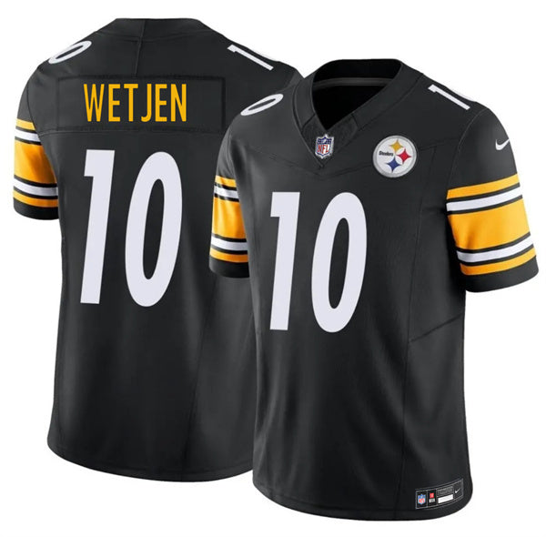 Kaden Wetjen Pittsburgh Steelers black Vapor jersey
