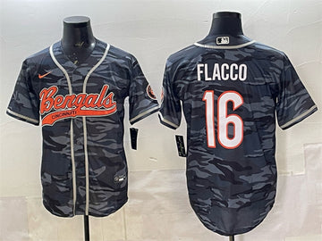 Joe Flacco Cincinnati Bengals gray Camo jersey