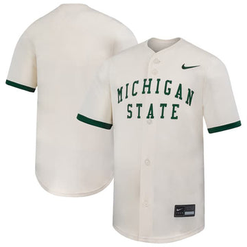 Custom Michigan State Spartans white Limited jersey
