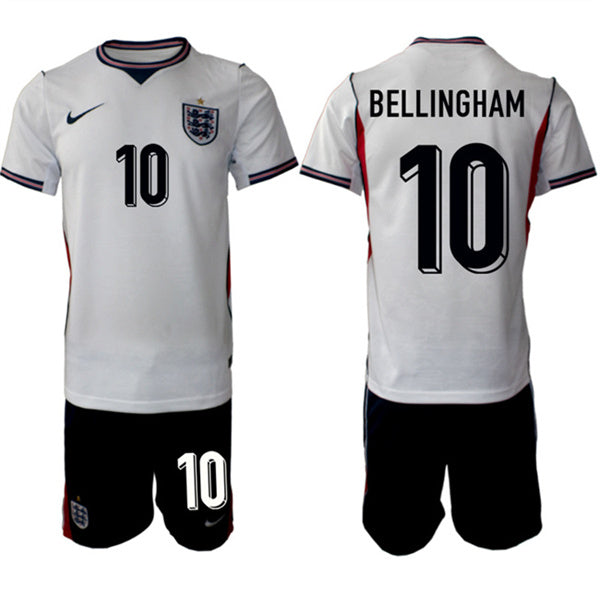 Jude Bellingham England National Team white Home jersey