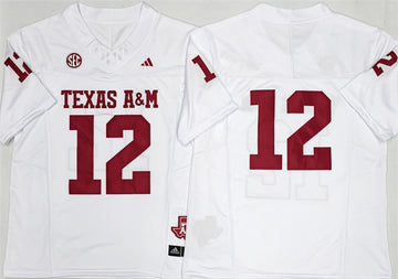 Premier Strategy Texas A&M Aggies white jersey