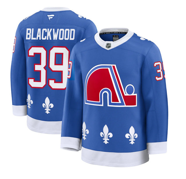 Mackenzie Blackwood Colorado Avalanche blue Alternate jersey
