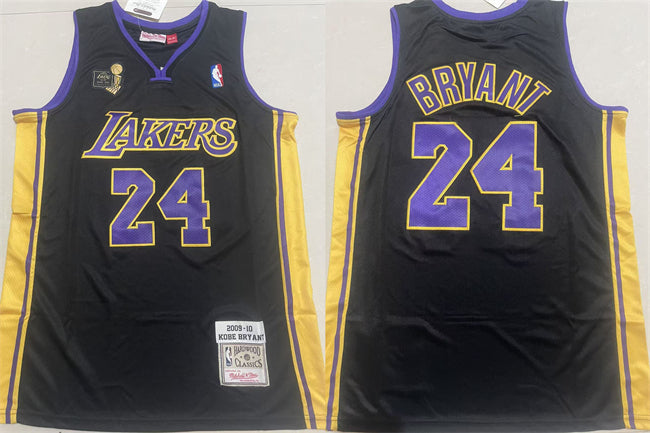 Kobe Bryant Los Angeles Lakers black Throwback jersey