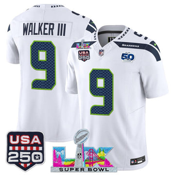 Kenneth Walker III Seattle Seahawks white Vapor jersey