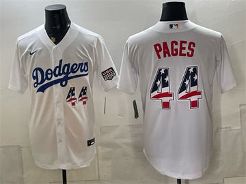 Andy Pages Los Angeles Dodgers white Home jersey