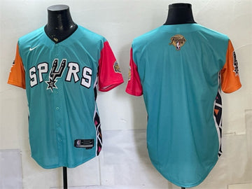 Custom San Antonio Spurs teal jersey
